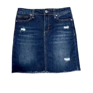 Joe’s Distressed Denim Skirt